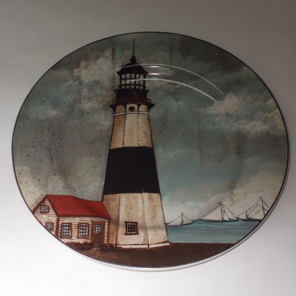 EUC, By The Sea vintage collectable plate by David Carter Brown - Picture 2 of 6